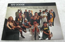 1972 DODGE 72 CHARGER R/T CHALLENGER DART DEMON CORONET POLARA  24PG BROCHURE