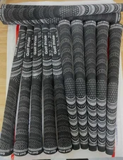 13x Golf Pride New Decade Multicompound MIDSIZE Golf Club Grips Set Black/Black