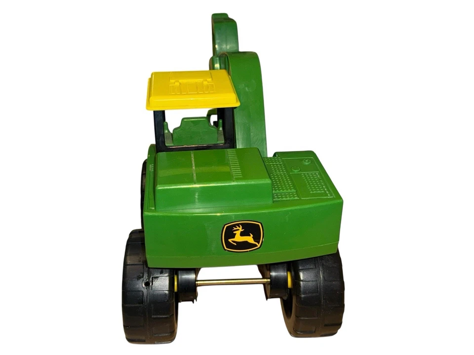 John Deere Large Front End Loader ERTL Plastic Toy Kids Big Scoop Tractor 19” - Image 3 of 4