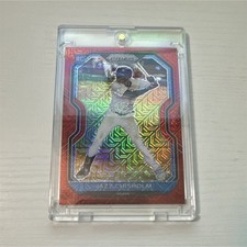 2021 Panini Prizm Tier II Jazz Chisholm Marlins #136 Red Mojo Prizm /149 RC