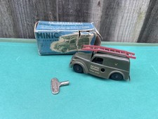 TRI-ANG MINIC Vintage Plastica Orologeria POSTA UFFICIO TELEFONO FURGONE con scatola