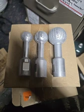 3 Pcs Sphere Rotary Burr Ball Gouge Angle Grinder Attachments Spherical Grinding