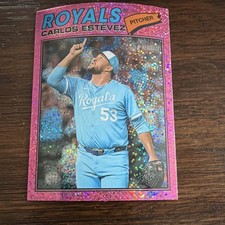 Topps Heritage Sparkle Parallel 2026 Carlos Estevez #314 Royals MLB Card