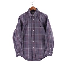 Brooks Brothers Regent Oxford Shirt Mens Large Grey Plaid Button Down OCBD