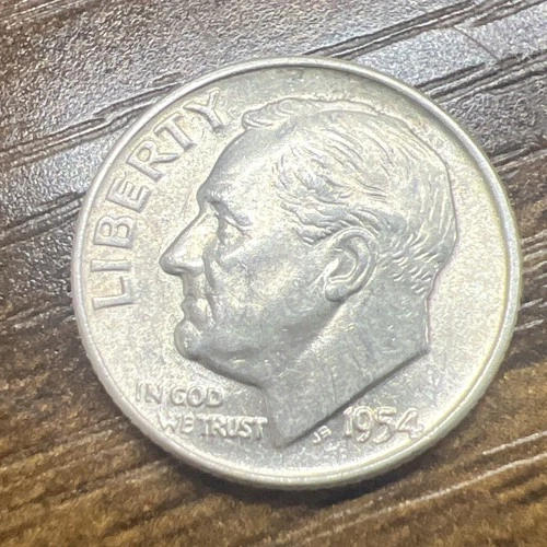 Unc.1954-D Roosevelt  Dime. Actual Coin Check Out All My Roosevelts And Save Big