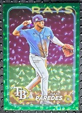 2024 Topps Series 2 Green Crackle ISAAC PAREDES /499  #392