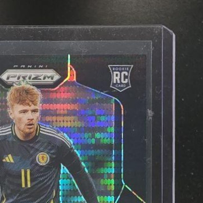 Tommy Conway 2026 Panini Prizm World Cup Soccer Penmanship Auto Black 1/1 RC view 5