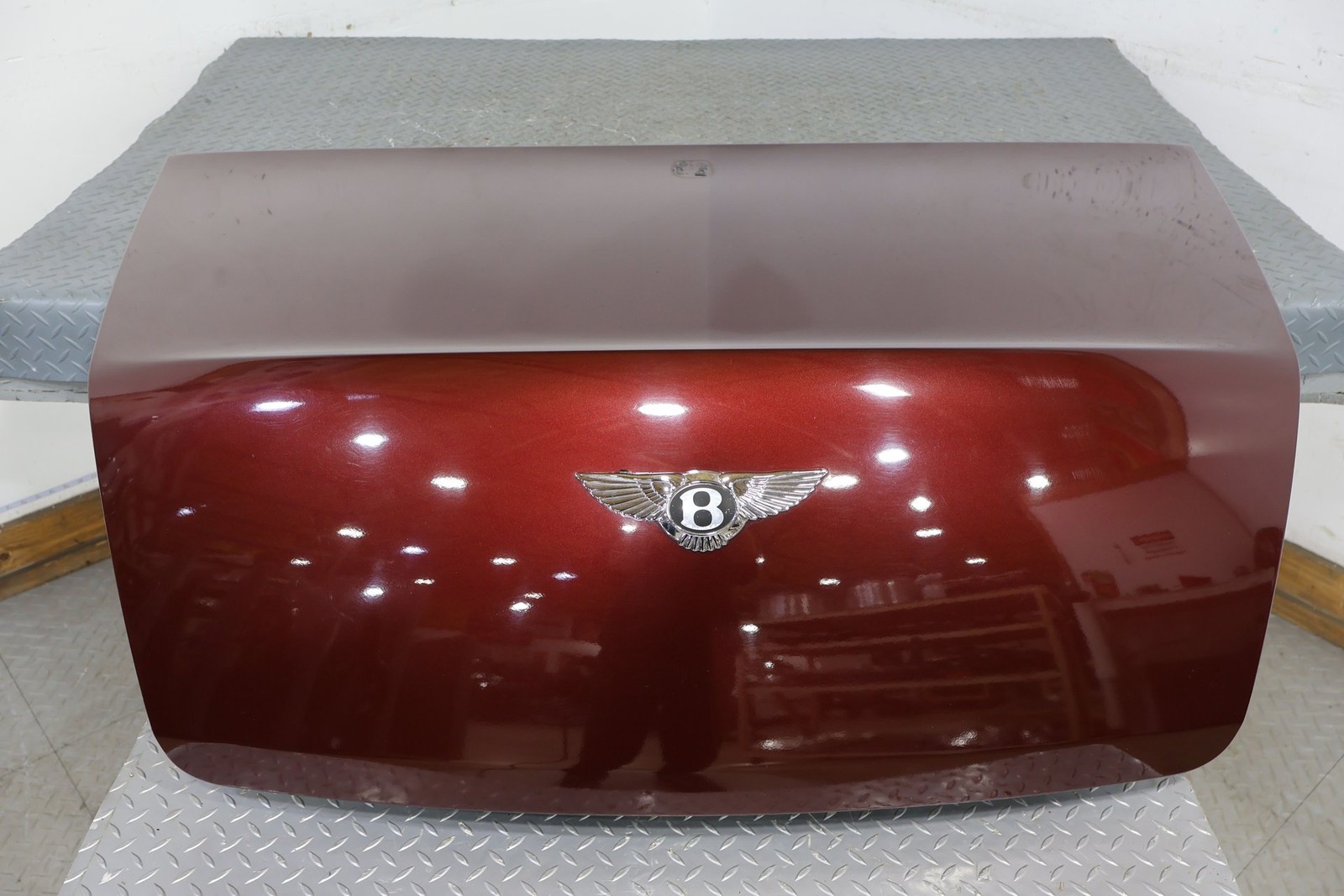 06-12 Bentley Flying Spur Trunk Decklid OEM (Maroon Respray) See Notes