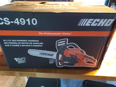 ECHO 20 in. 50.2 cc 2-Stroke Gas Rear Handle Chainsaw CS-4910-20AA