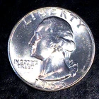 1963-D BU Washington Silver Quarter from an QRIGINAL UNCIRCULATED ROLL #R796