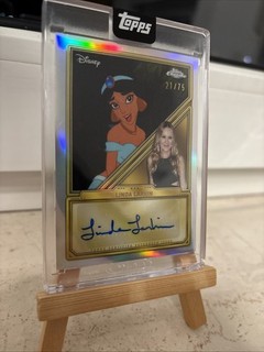 Jasmine 2025 Topps Disney Mint Auto /75 Linda Larkin