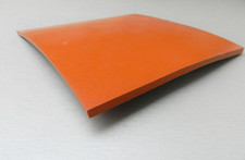 1/4" Silicone Rubber Sheet High Temp Solid Red/Orange Commercial Grade 8" X 8" S