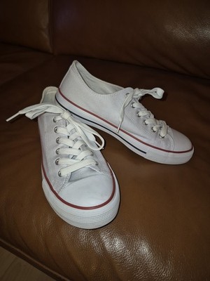 Chucks von Deichmann Gr. 39 Weiss, wie neu!