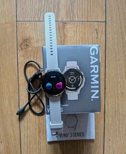 Garmin Venu 3S 41mm Aluminium GPS White Silicone Band, Boxed, Smarwattch