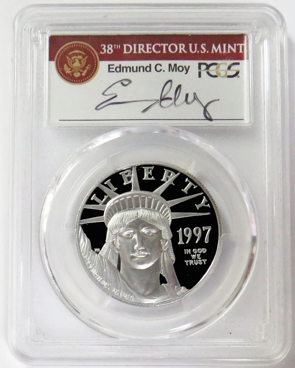 American Eagle Statue of Liberty PCGS 1997 Platinum Bullion Coins