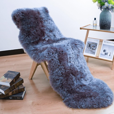 #ad #ad AOGELAN Area Rugs Genuine New Zealand Sheepskin Rug Soft Fur Throw Rug $128.32