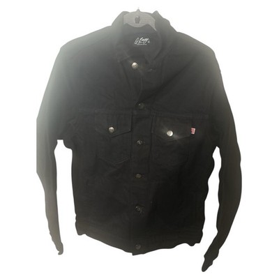 G-Eazy The Beautiful & Damned black denim jacket. Black Cotton Denim. Sz XL