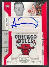 2010-11 Panini Playoff Contenders Patches #150 Omer Asik RC Auto