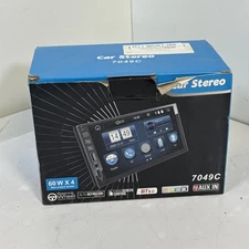 New Double Din Touchscreen Radio Bluetooth Car Stereo Backup Camera Touchscreen