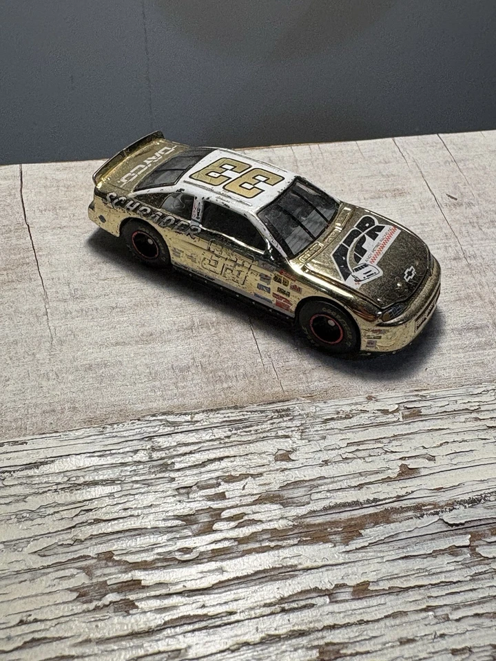 NASCAR Racing Champions Ken Schrader’s Chevy #33 Gold 1/64 Diecast Toy - Image 3 of 4