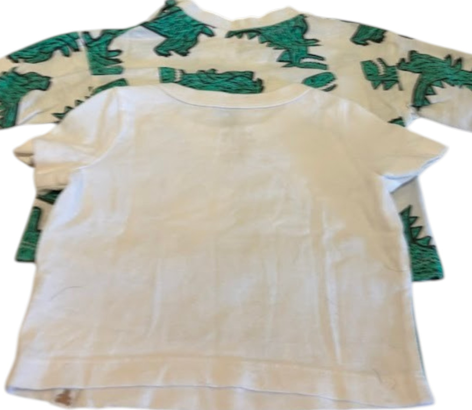 Baby Gap & Primark Dinosaur T Shirt Bundle 0-3 Months Roar Baby Boys Summer Tops image 2
