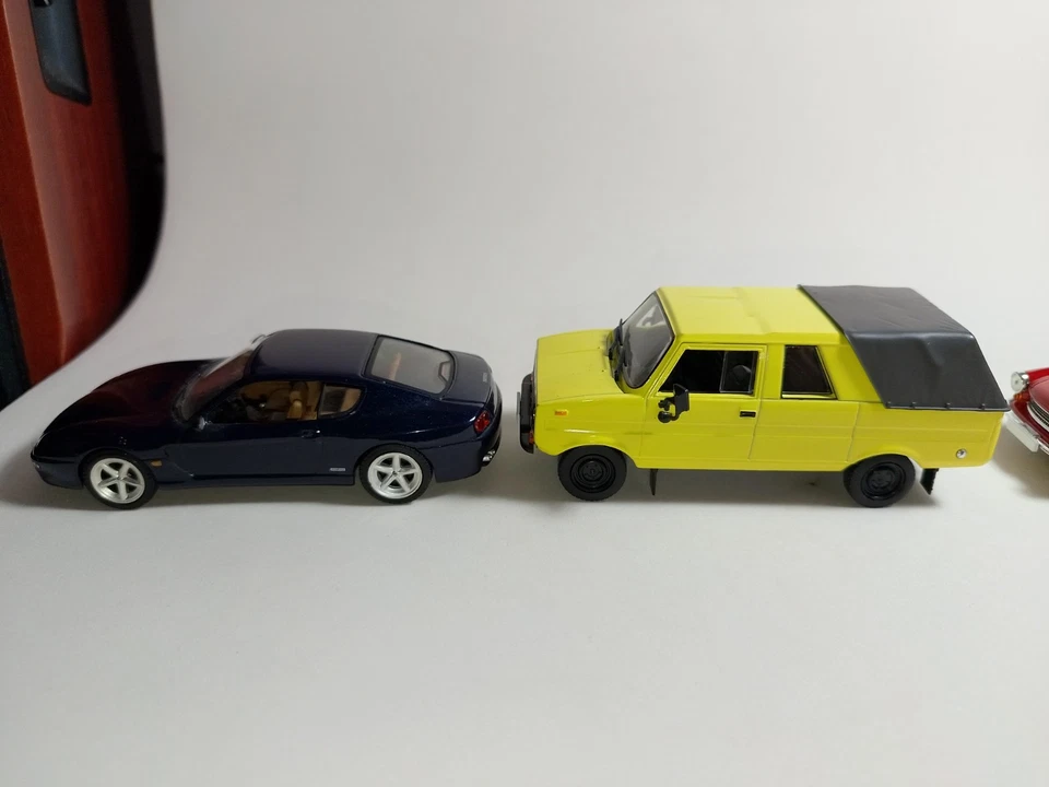 Lotto Ferrari 456 Tarpan 237 Wartburg 313 1/43 Atlas Modellini Auto No Burago  - Immagine 3 di 4