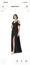 Azazie Black Formal Dress Lianne NWT Size 10 