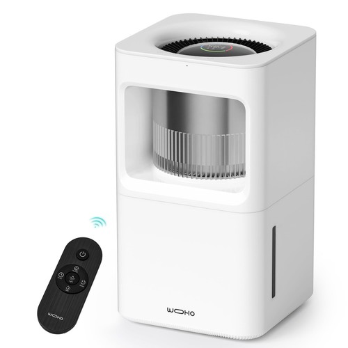 Evaporative Humidifier for Bedroom, 2.11Gal/8L Quiet Humidifiers Large Room w...