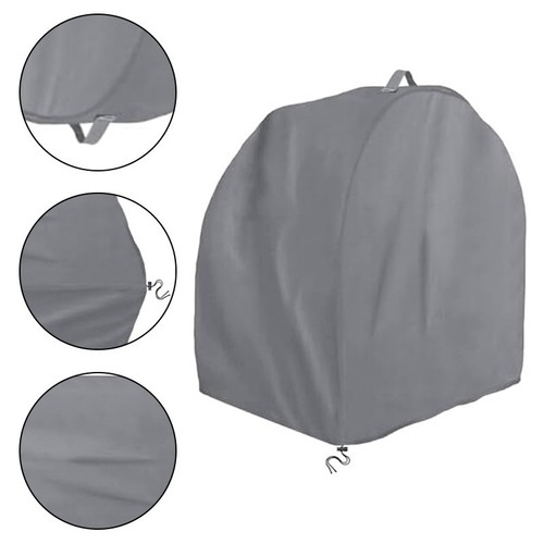 Housse de protection imperméable pour table ronde et chaises - Tissu