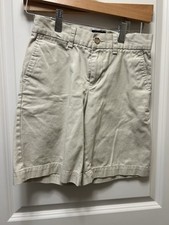 Boys Khaki Polo Chino Shorts Size 10
