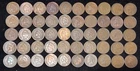 1880-1909 INDIAN HEAD PENNY Full Roll of 50 Nice Cents 1c Group Lot ACTUAL PHOTO