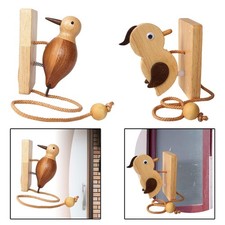 UK Woodpecker Doorbell Ornament Woodpecker Door Knocker for Bedroom Home Porch !