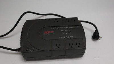 APC Back-UPS ES 500 BE500U Battery Backup Surge Protector No Battery