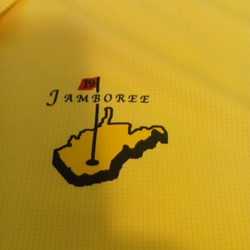 Camisa polo masculina Nike Golf Dri Fit Masters Jamboree golfe tamanho grande - Imagem 3 de 4