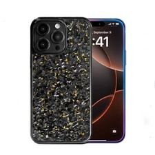 Genuine Forged Carbon Fiber Magsafe Case for iPhone 16 Pro Max Frame Armor Cover