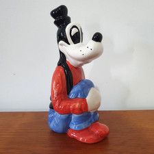 Walt Disney Vintage Goofy Keramik Porzellan Statue Figur 9" Staffordshire