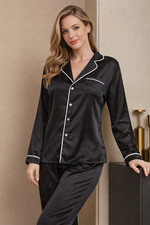 Sleep Luxe Women s Luxury Satin Pajama Set   ...