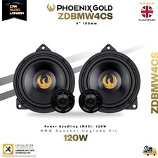 Phoenix Gold ZDBMW4CS BMW 4" 2-Way Component Speaker Upgrade Plug & Play Kit