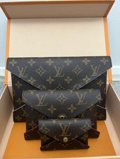 Lois Vuitton Kirigami Pouchette Set of 3 with Dust Bag And Receipt