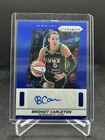 2025 Panini Prizm WNBA Bridget Carleton Throwback Autograph Blue 52/75 #TB-BC