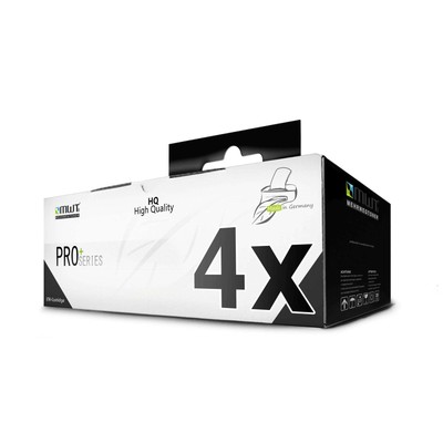 4x Reusable Toner PRO Ink T7551 BLACK Alternative for Epson WorkForce WF-8590-TC