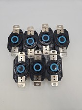 Leviton 2620 30A Locking Receptacle - Black, Lot Of 7