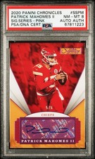 2020 Panini Patrick Mahomes Auto 5/5 Chronicles Signature Series PSA POP 1