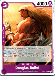 Douglas Bullet OP13-068 Carrying On His Will One Piece TCG Common