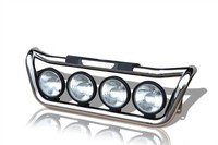 Grillleiste + Trittplatten + Seiten-Leds FüR Renault T Range Edelstahl Poliert