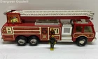 TONKA 23 Inch Red Fire Truck Engine No. 5 with Figure