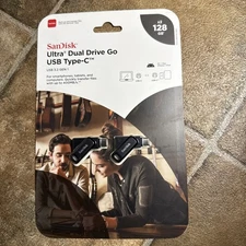 Sandisk 128GB Ultra Dual Drive Go USB Type-C Flash Drive SDDDC3 2 Pack