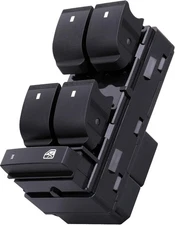 Driver Side Power Master Window Switch, Compatible with Chevy Blue 