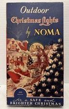 VTG Noma Outdoor Indoor Christmas Lights With 7 Lamps 3005 Original Box TESTED