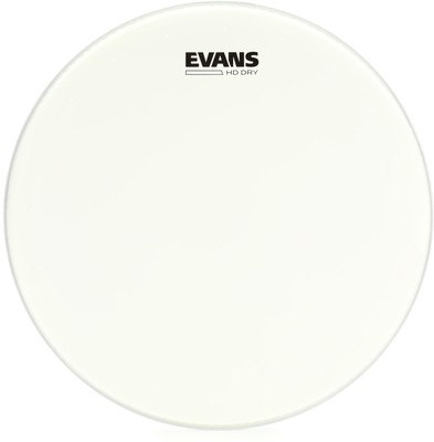 Evans Genera HD Dry Coated Drumhead - 14 inches (2-pack) Bundle